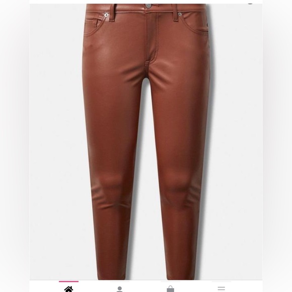 Torrid plus size 22R faux leather pants - Picture 5 of 9